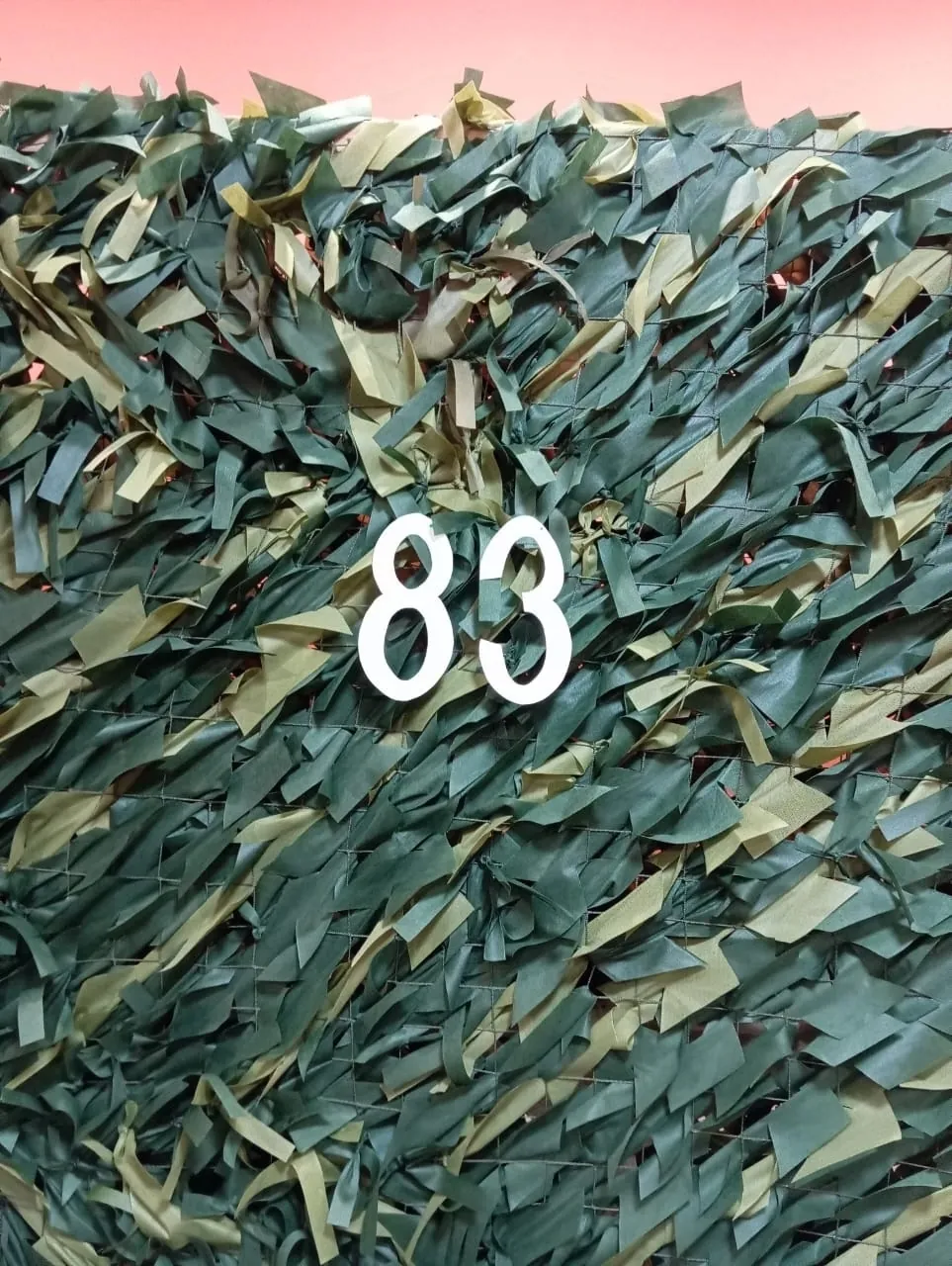 Сплетена 83-я маскировочная сеть, поступил запрос от бойцов на салфетки, пластыри и вермишель быстрого приготовления.