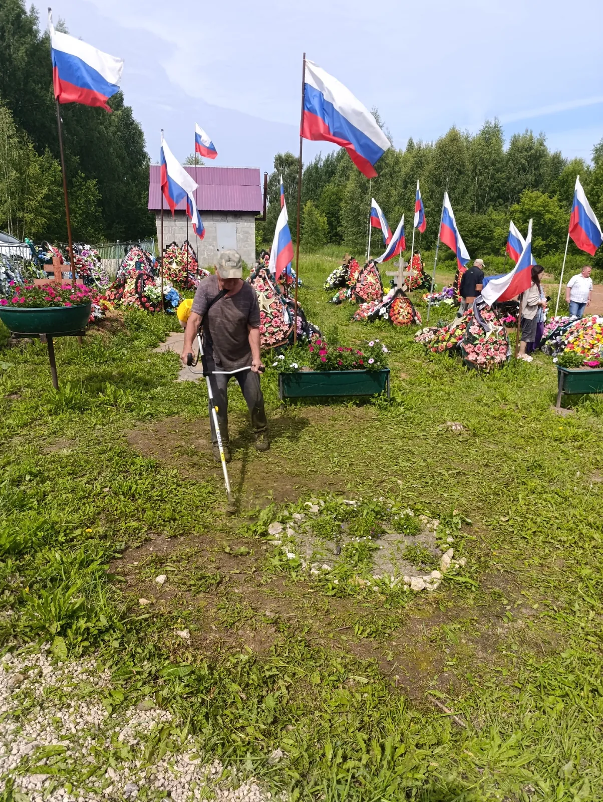 Просьба о помощи с покосом Аллеи Славы, работа лицеистов, участие в открытии фотогалереи.
